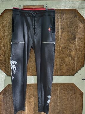 AKOO "Double Major" Sweatpants in Black Men's 3XL